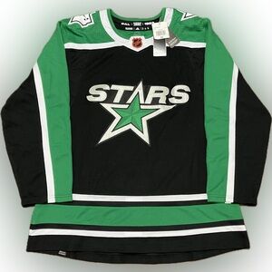 NWT Dallas Stars Blank Reverse Retro 2.0 Adidas NHL Hockey Jersey Size 50